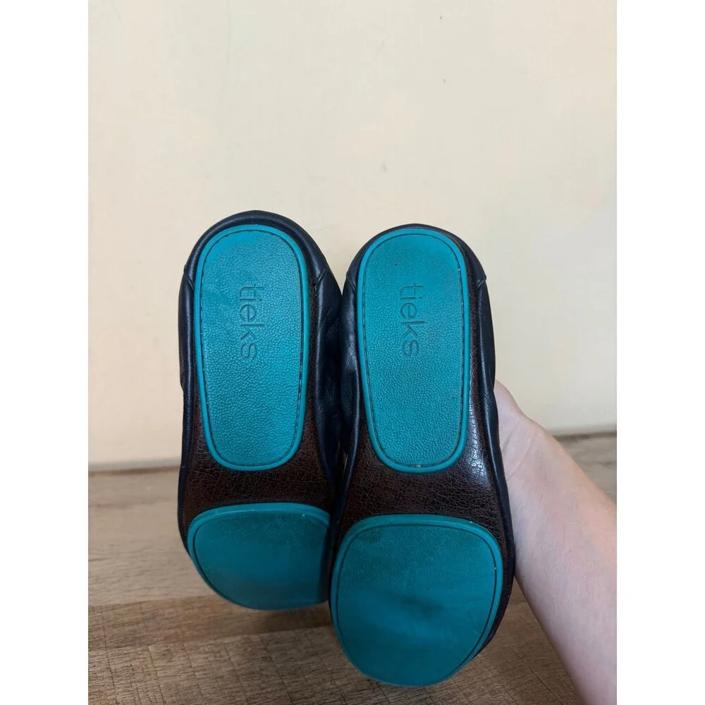 Tieks by Gavrieli black leather ballet flats size 10 shoes